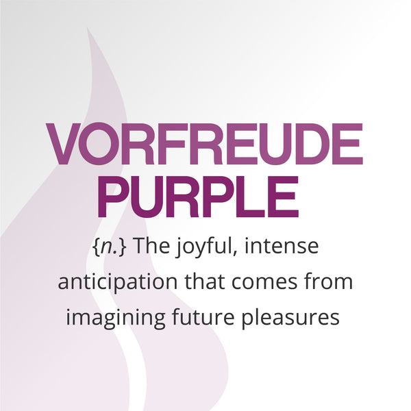 The making of WARM's signature color, Vorfreude Purple